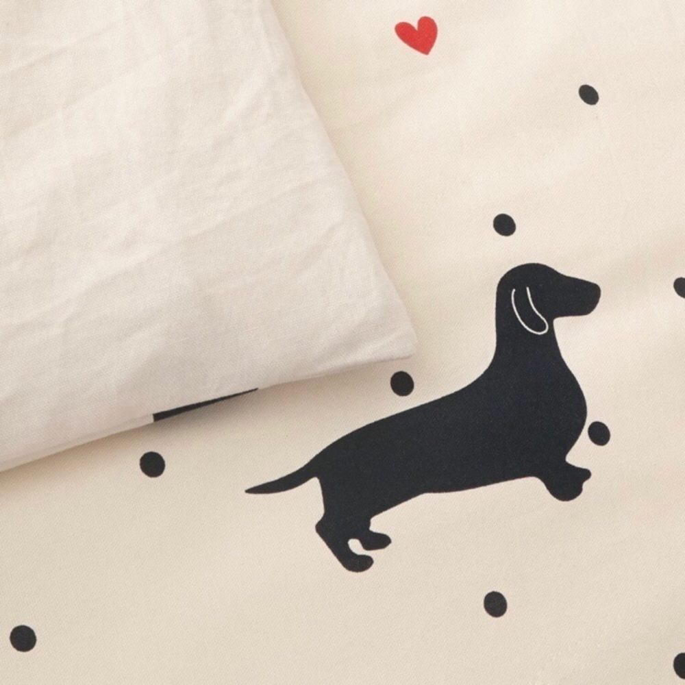 HipStyle Dachshund Weiner Dog Dot Queen Sheets - Picture 8 of 8